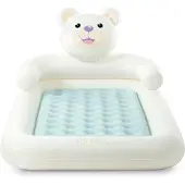 Intex 66814NP Aufblasbare Kindermatratze mit Handpumpe, Bär