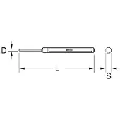 Ks Tools 963.2592 Splinttreiber