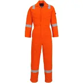 Portwest FR28 Leichter, antistatischer Overall 280 g Orange Gr. S