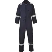 Portwest FR50 Flammhemmender, antistatischer Overall 350 g Navy Gr. S