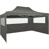 Syfax Faltzelt mit 3 Wänden 431x291x315 cm Anthrazit