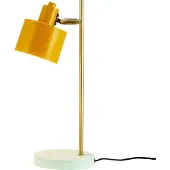 Dyberg Larsen Schreibtischlampe Ocean, gelb / orange, für Arbeitszimmer / Büro, Metall, Tischlampe