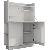 Vicco Sekretär Schreibtisch Alena Weiß 85 x 27 cm, Model 32502