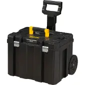 Stanley BLACK+DECKER Werkzeugkiste auf Rädern Werkzeugkiste STANLEY TSTAK mit automatischem Deckel und Teleskopgriff