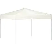 Syfax Faltbares Partyzelt 3x3 m, Creme, UV- und wasserabweisend, stabiles Stahl-Gestell