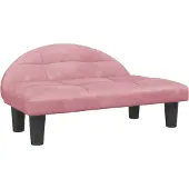Syfax Hundebett Rosa 70x52x30 cm Samt