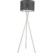Globo Lighting Stehleuchte Metall Nickel matt, 1x E27