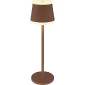 Globo Lighting Tischleuchte Metall rostfarben, LED