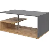 Vicco Couchtisch Guillermo Anthrazit/Sandeiche 91 x 52.6 cm, Model 30184
