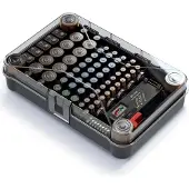 Prosperplast Batterie-Organizer mit Batterietester 85 Stück
