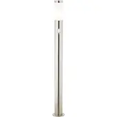 Brilliant Außenstandleuchte Chorus | schlichte Outdoorleuchte | Edelstahl/Kunststoff | Bewegungsmelder | IP44 | 1x E27 max. 40 W