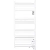 Stiebel Eltron Elektrischer Handtuchheizkörper / Badheizkörper BHE 50 Plus mit LC-Display, 500 W Heizleistung, Weiß, 239141