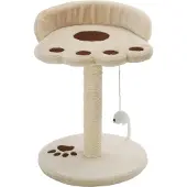 Syfax Katzen-Kratzbaum Sisal 40 cm Beige und Braun