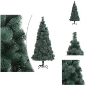 vidaXL Künstlicher Weihnachtsbaum mit Ständer Grün 180 cm PET - Weihnachtsbäume