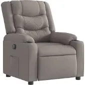 Syfax Relaxsessel Taupe Stoff