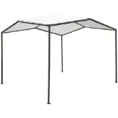 ShelterLogic Stahl Pavillon Canopy Pacifica 1010 Hellgrau 300x300 cm