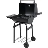LUND Holzkohlegrill mit Deckel, Grillrost 47X34Cm