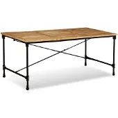 vidaXL Esstisch Massivholz Mango 180 cm