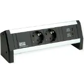 Bachmann DESK 2xSchutzkontakt 1xUSB A&C, USB Charger 22W Charger, GST18