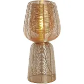 Light & Living Tischlampe Aboso gold Ø 24 cm