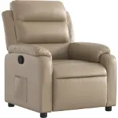 Syfax Relaxsessel Cappuccino-Braun Kunstleder