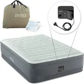 Intex PremAire Fiber Tech, Doppelmatratze, Rechteck, Drinnen, Integrierte Luftpumpe