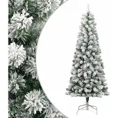 Syfax Künstlicher Weihnachtsbaum Klappbar Beschneit 180 cm