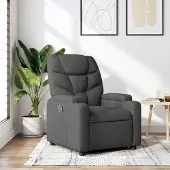 vidaXL Möbel Relaxsessel Dunkelgrau Stoff - Fernseh- & Relaxsessel 3205609