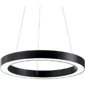 Ideal Lux Hängelampe Oracle, schwarz, für Wohn- / Esszimmer, Aluminium, Modern