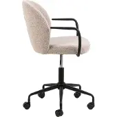 Ebuy24 Patricia Bürostuhl Bouclé beige.