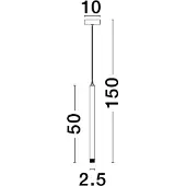 Nova Luce Pendelleuchte TRIMLE