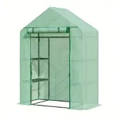 Floordirekt Gewächshaus Harrest Langlebiges, UV-beständiges Foliengewächshaus 73 x 143 x 195 cm