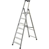 Facal Stufenstehleiter QUADRA S300 Aluminium 7 Stufen