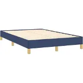 Syfax Bettgestell ohne Matratze Blau 120x190 cm Stoff