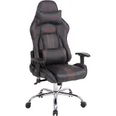 CLP Gaming Bürostuhl Limit XM Kunstleder mit Massagefunktion | Farbe schwarz/braun