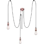 Globo Lighting Hängeleuchte Metall kupferfarben, 3x E27