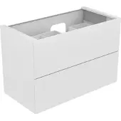 Keuco Waschtischunterbau PLANNING EDITION 11 1050 x 700 x 535 mm, Siphonausschnitt rechts cashmere/Glas cashmere
