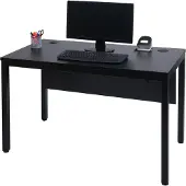 Mendler Schreibtisch MCW-E94, Bürotisch Computertisch 120x60cm schwarz