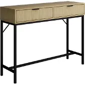 Vicco Schreibtisch Lennox Eiche 100 x 30 cm mit 2 Schubladen, Model 51683