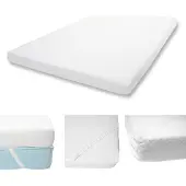 Mendler 10cm Kaltschaum-Matratzentopper MCW-E63, Topper Matratzenauflage Matratzenschoner 140x200cm