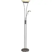 Brilliant Finn LED 18W/4,5W DE-FLU 2 Deckenfluter mit Lesearm; G93035/13