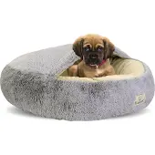 AIO Factory FLUFFY Hundebett 50 cm hellgrau