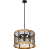 Globo Lighting Hängeleuchte Metall schwarz matt, 3x E27