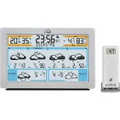 TFA-Dostmann WLAN Funk-Wetterstation TFA.me ID-02 mit Profiwettervorhersage, 35.8100.54,