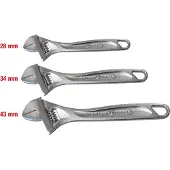 Ks Tools Rollgabelschlüssel-Satz, verstellbar, 3-tlg