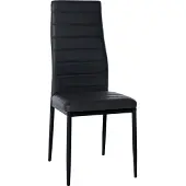 CLP Esszimmerstuhl Mayfair schwarz Material Kunstleder