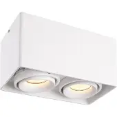 HOFTRONIC™ LED Aufbaustrahler 2-flammig schwenkbar GU10 IP20 Weiß