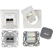 Efbe-Schott EFB Elektronik ET-25211.2V1, 2 x RJ-45, Weiß
