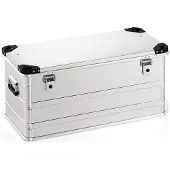 Quality Brand Aluminiumbox L782xB385xH380mm 91 l mit Klappverschluss und Stapelecken
