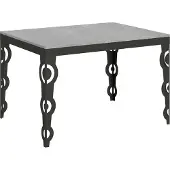 Itamoby Ausziehbarer Tisch 90x120/224 cm Karamay Evolution Cement Anthrazit Gestell